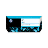 HP 81 680-ml Cyan DesignJet Dye Ink Cartridge (C4931A)