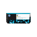 HP 81 680-ml Yellow DesignJet Dye Ink Cartridge (C4933A)