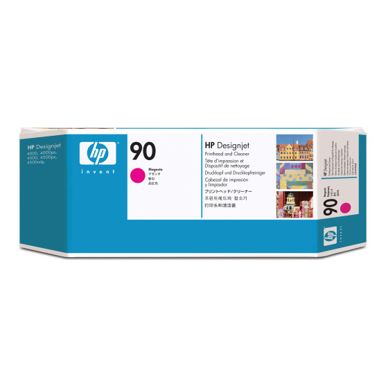 HP 90 Magenta DesignJet Printhead and Printhead Cleaner (C5056A)