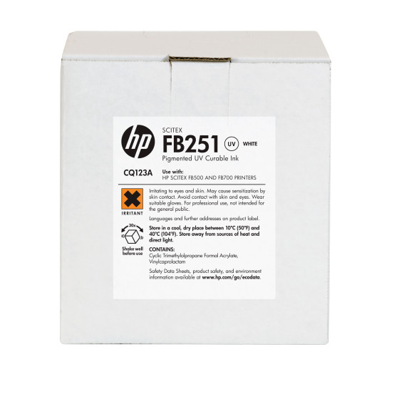 HP FB251 2-liter White Scitex Ink (CQ123A)