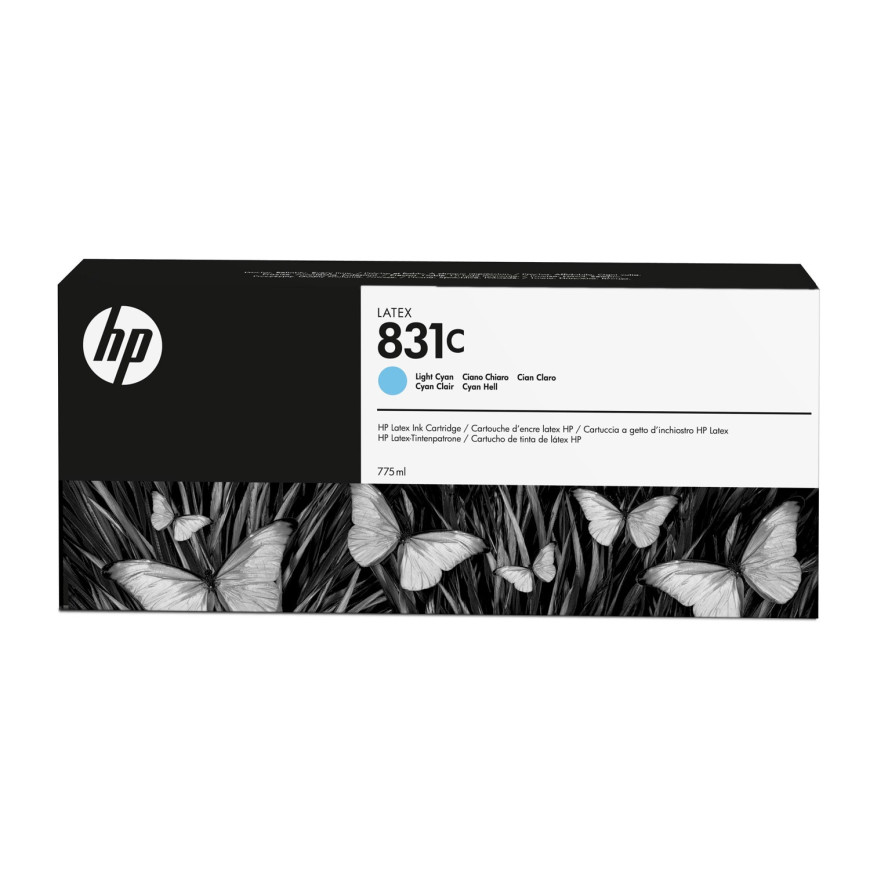 HP 831C 775-ml Light Cyan Latex Ink Cartridge (CZ698A)