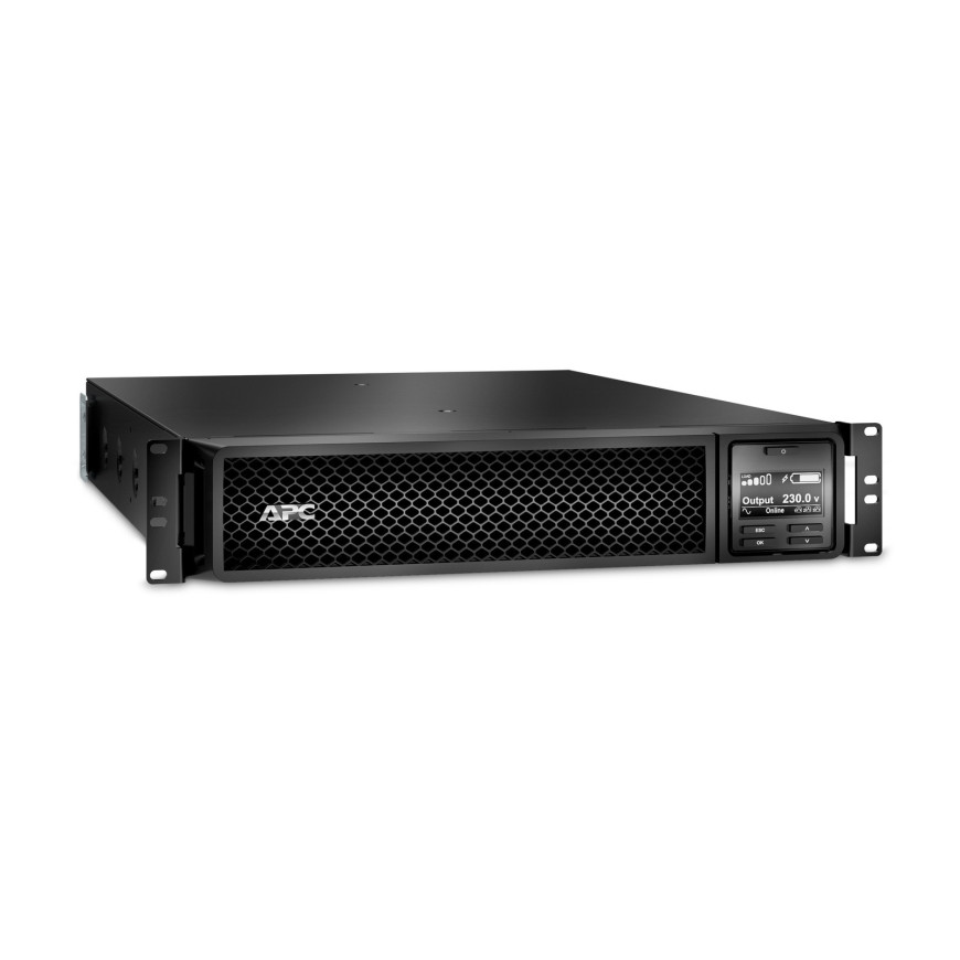 Onduleur APC on-line double conversion Smart-UPS srt 3 000VA Rack 230V avec carte réseau (SRT3000RMXLI-NC)