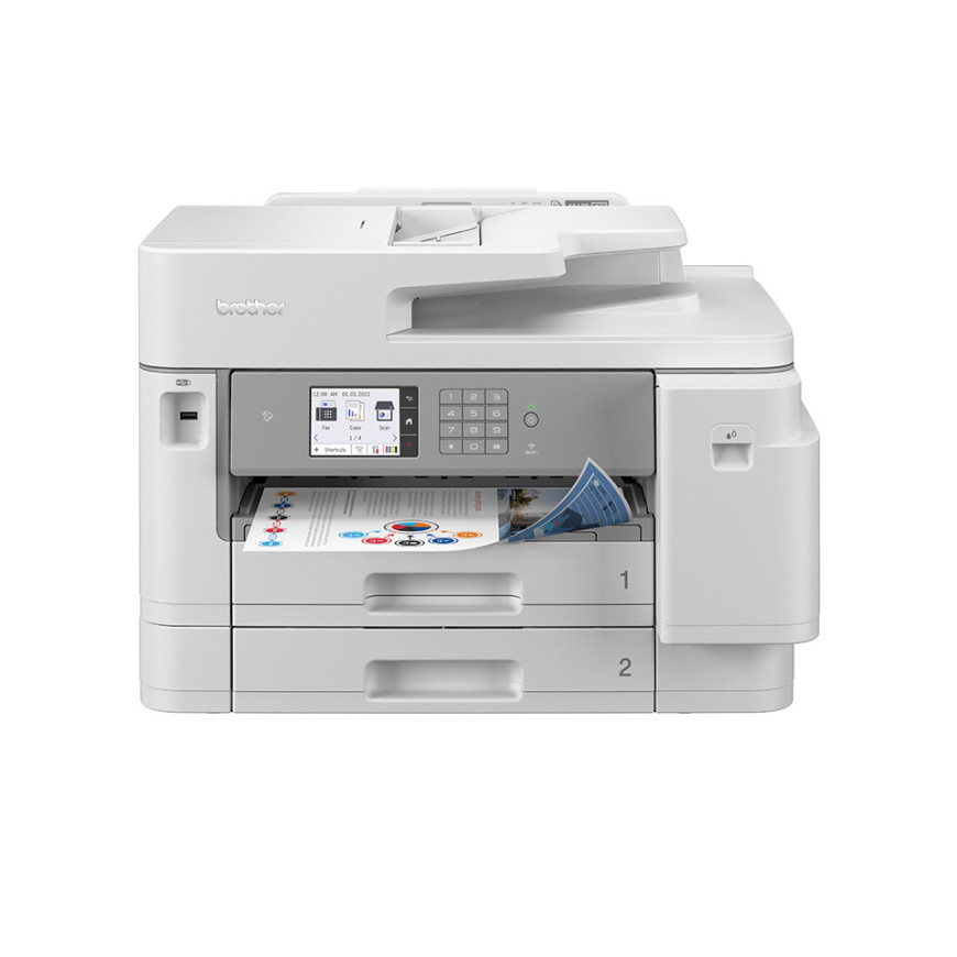 Multifonction jet d'encre couleur A3 réseau, Wi-Fi, émulation PCL6 et NFC (MFC-J5955DW)