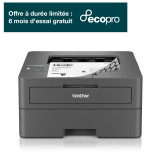 Imprimante laser monochrome HL-L2445DW avec impression recto-verso, Réseau Ethernet et WiFi