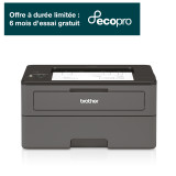Imprimante laser monochrome avec impression recto-verso, réseau Ethernet et WiFi (HL-L2375DW)