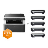 Imprimante multifonction 3 en 1, laser monchrome, 20 ppm (DCP-1612WVB)
