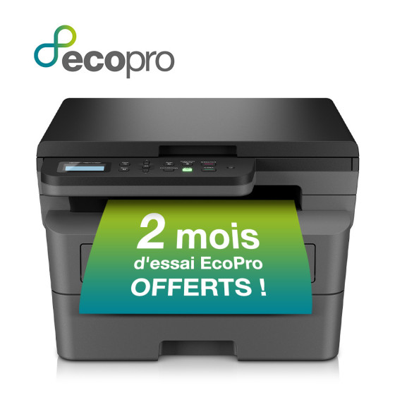 Multifonction 3-en-1 laser monochrome DCP-L2620DW avec impression recto-verso, WiFi, toner embarqué 700 pages, 32 ppm
