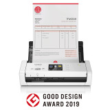 Scanner de documents compact, recto-verso, 25 pm/50 ipm, chargeur ADF 20 f., réseau, Wi-Fi, Wi-Fi Direct (ADS-1700W)