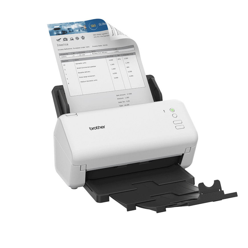 Scanner de documents bureautique, recto-verso, 70 ppm/35 ipm, chargeur ADF 60 f. (ADS-4100)