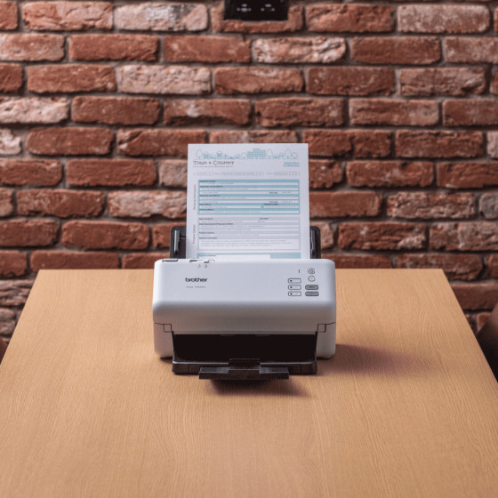 Scanner de documents bureautique, recto-verso, 40 ppm/80 ipm, chargeur ADF 80 f., Ethernet (ADS-4300N)