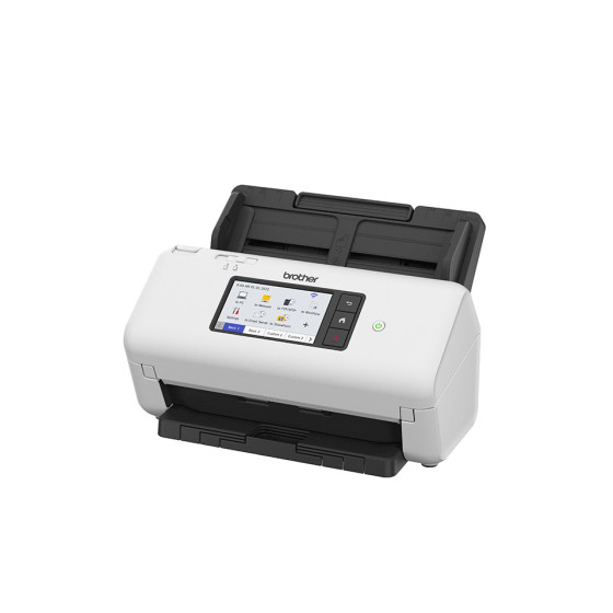 Scanner de documents bureautique, recto-verso, 40 ppm/80 ipm, chargeur ADF 80 f., Ethernet, Wi-Fi (ADS-4700W)