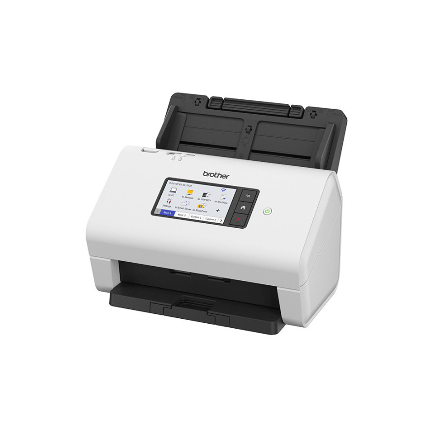 Scanner de documents professionnel, recto-verso, 60 ppm/120 ipm, chargeur ADF 100 f., Ethernet, Wi-Fi (ADS-4900W)