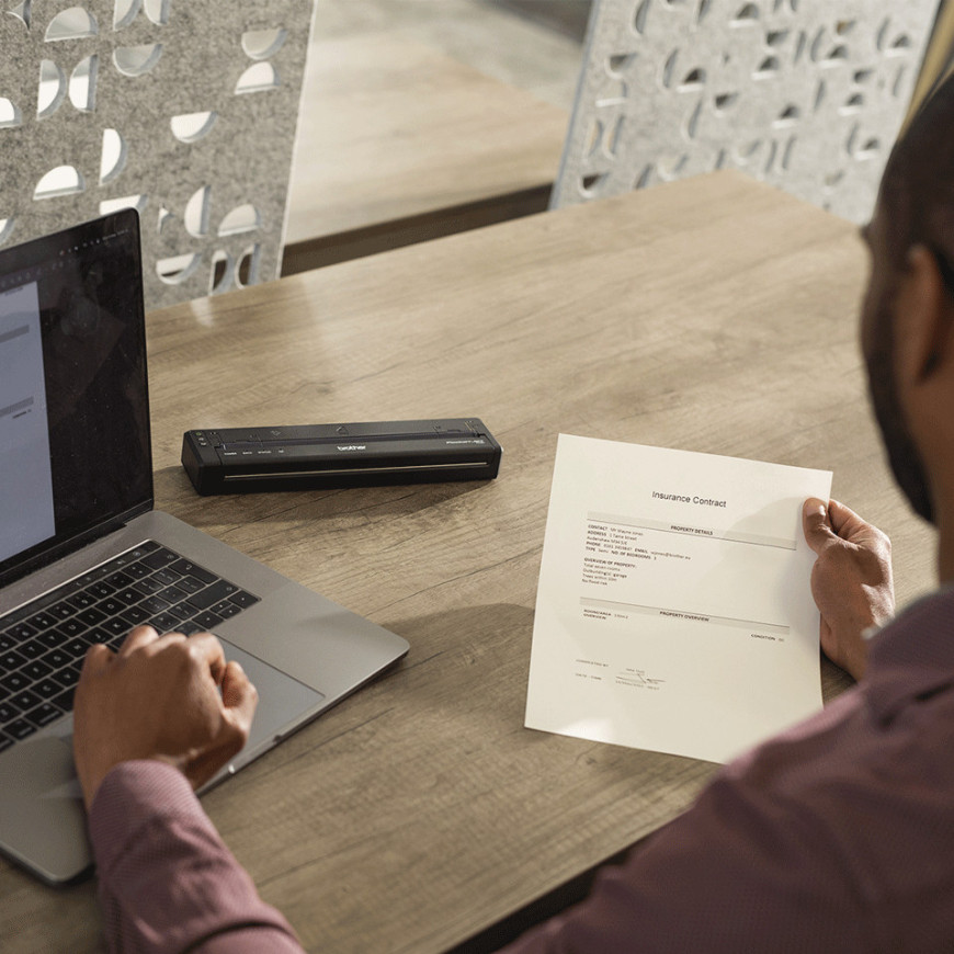 Imprimante portable A4 PJ-823 - 300dpi - USB-C (batterie et adaptateur secteur en option et non fournis)