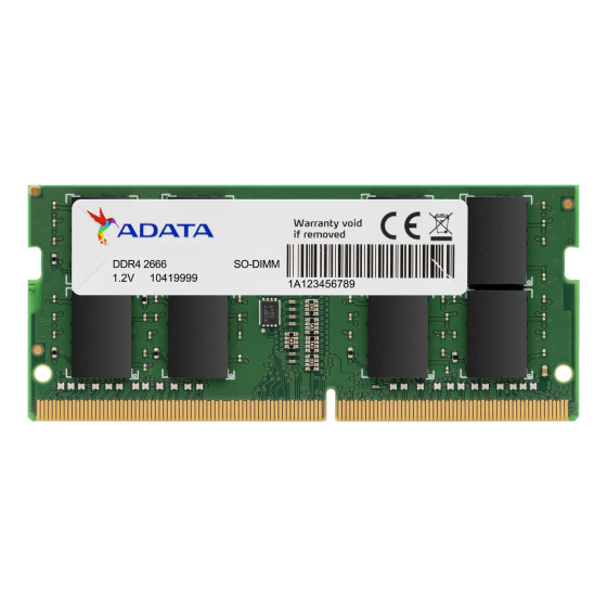 Barrette mémoire ADATA Desk DDR4-2666 SO-DIMM 4GB 12M (AD4S26664G19-RGN)