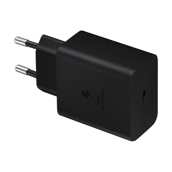 SAMSUNG 45W super fast wall charger C-to-C with C-To-C Cable black (EP-T4510XBEGWW)
