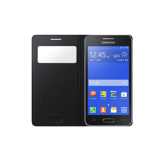Samsung S View Cover Blanc pour LE Samsung Galaxy Core 2 (EF-CG355BWEGWW)