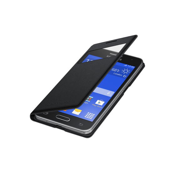 Samsung S View Cover Blanc pour LE Samsung Galaxy Core 2 (EF-CG355BWEGWW)