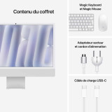 Apple iMac M4 (2024) 24″ 24 Go 512 Go Argent (MCR24FN/A)