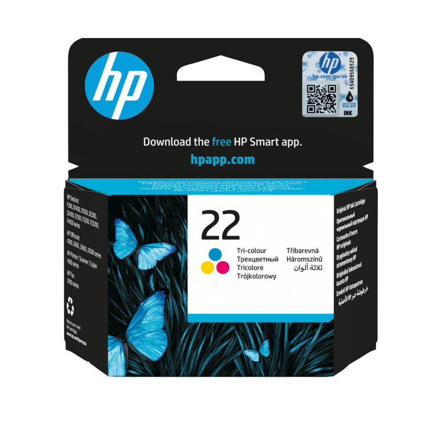 Cartouche HP 22 Couleur (C9352AE)