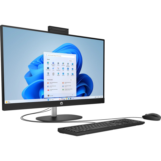 Ordinateur tout-en-un PC HP 27 pouces FHD Ultra 7-255U noir (BW4F9EA)