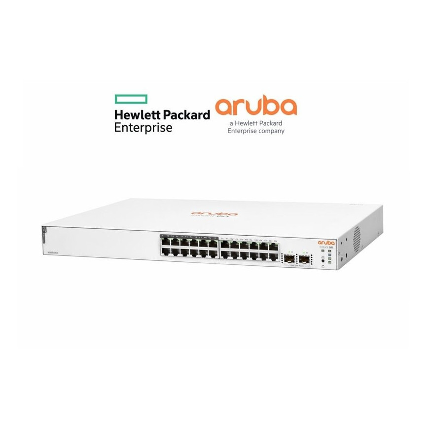 Switch Aruba IOn 1830 24G 24p 2SFP 195W (JL813A)