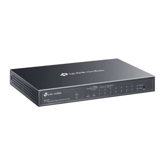TP-LINK 10 ports Gigabit Omada facile à gérer avec 8 ports PoE+ (ES210GMP)