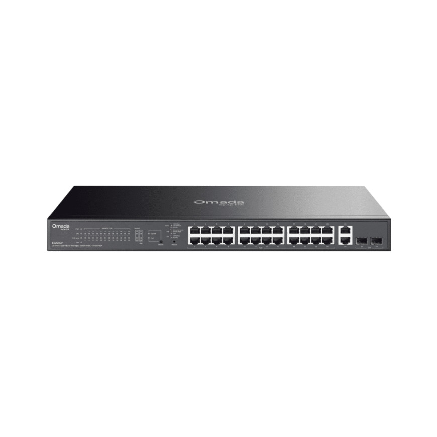 Switch TP-LINK Omada 28-Port Gigabit Easy Managed with 24-Port PoE+ (ES228GP)
