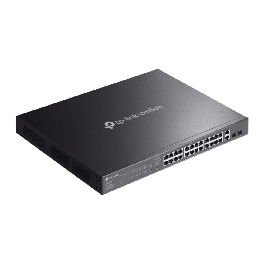 Switch TP-LINK 28 ports Gigabit Omada facile à gérer avec 24 ports PoE+ (ES228GMP)