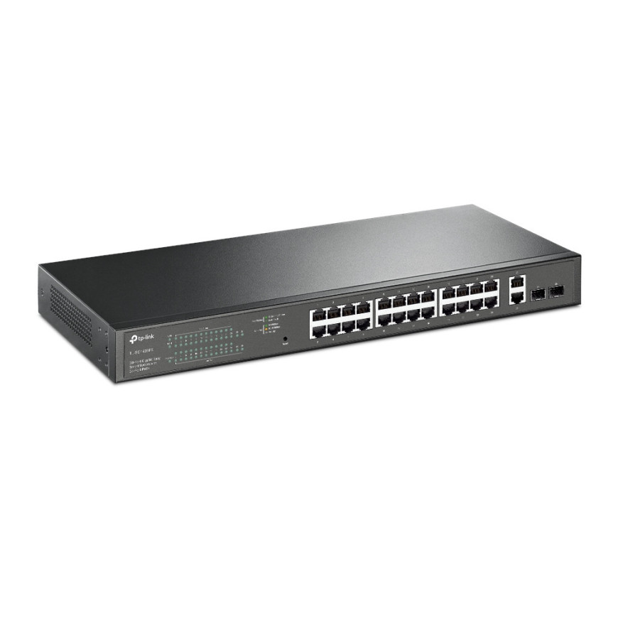 Switch TP-LINK 28-PORT Gigabit Easy Smart With 24-PORT POE+ (TL-SG1428PE)