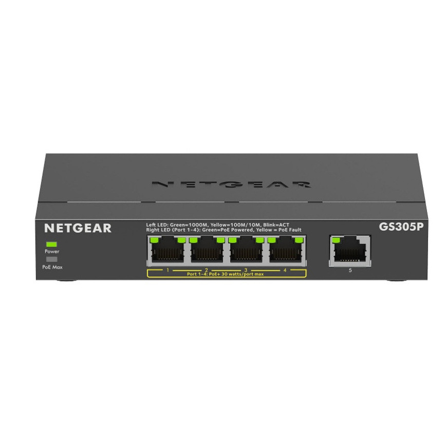 Switch Netgear GS305Pv3 (GS305P-300EUS)