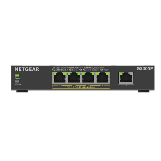 Switch Netgear GS305Pv3 (GS305P-300EUS)