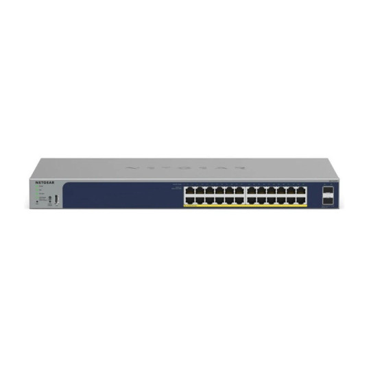 Switch Netgear Smart 24 Ports Gigabit Ethernet Poe+ With 2 SFP Ports (190w) (GS724TP-300EUS)