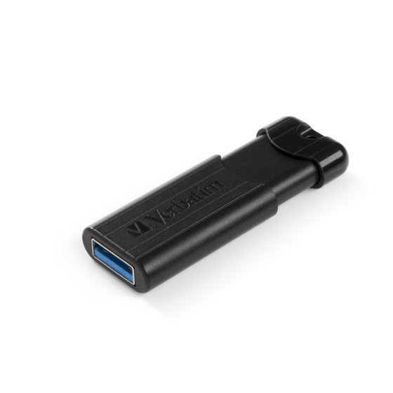 CLE USB Verbatim Pinstripe USB 3.2 128 GB Black (49319)