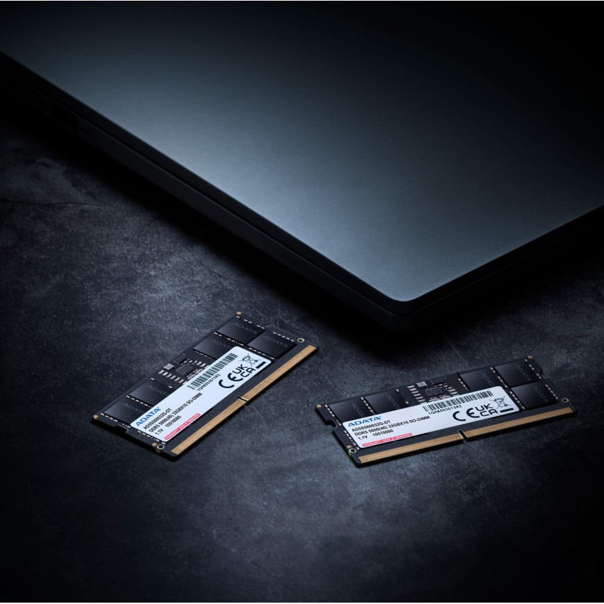 Adata DDR5 5600 Mt/s So-dimm 16GB Barrette Mémoire Laptop 12M (AD5S560016G-S)