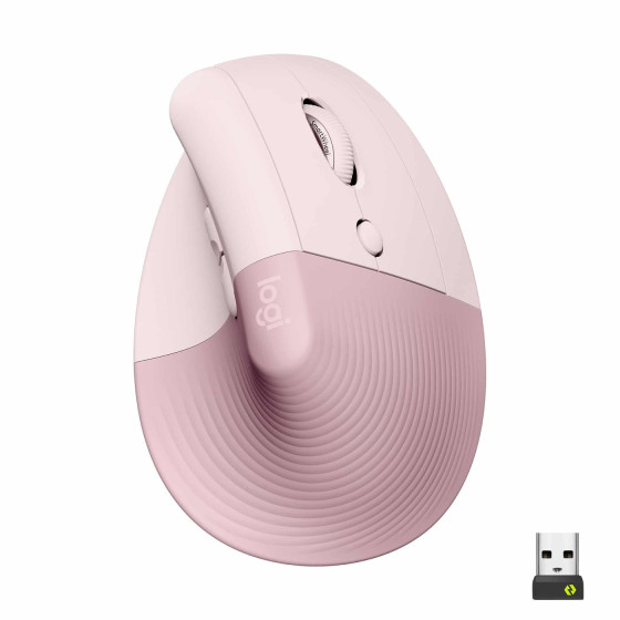 Souris sans fil souris Logitech sans Fil Bluetooth Lift Rose (910-006478)