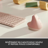 Souris sans fil souris Logitech sans Fil Bluetooth Lift Rose (910-006478)