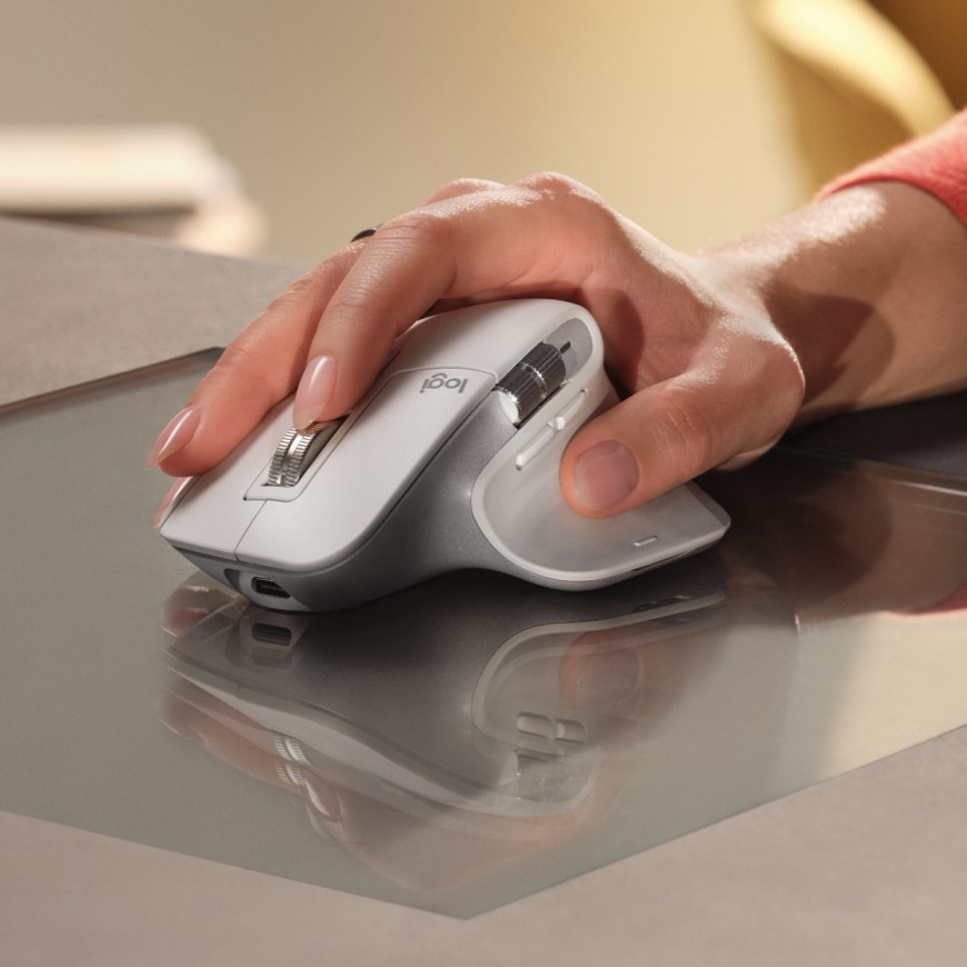 Logitech Souris MX Master 3S Bluetooth Mouse-pale (910-006560)