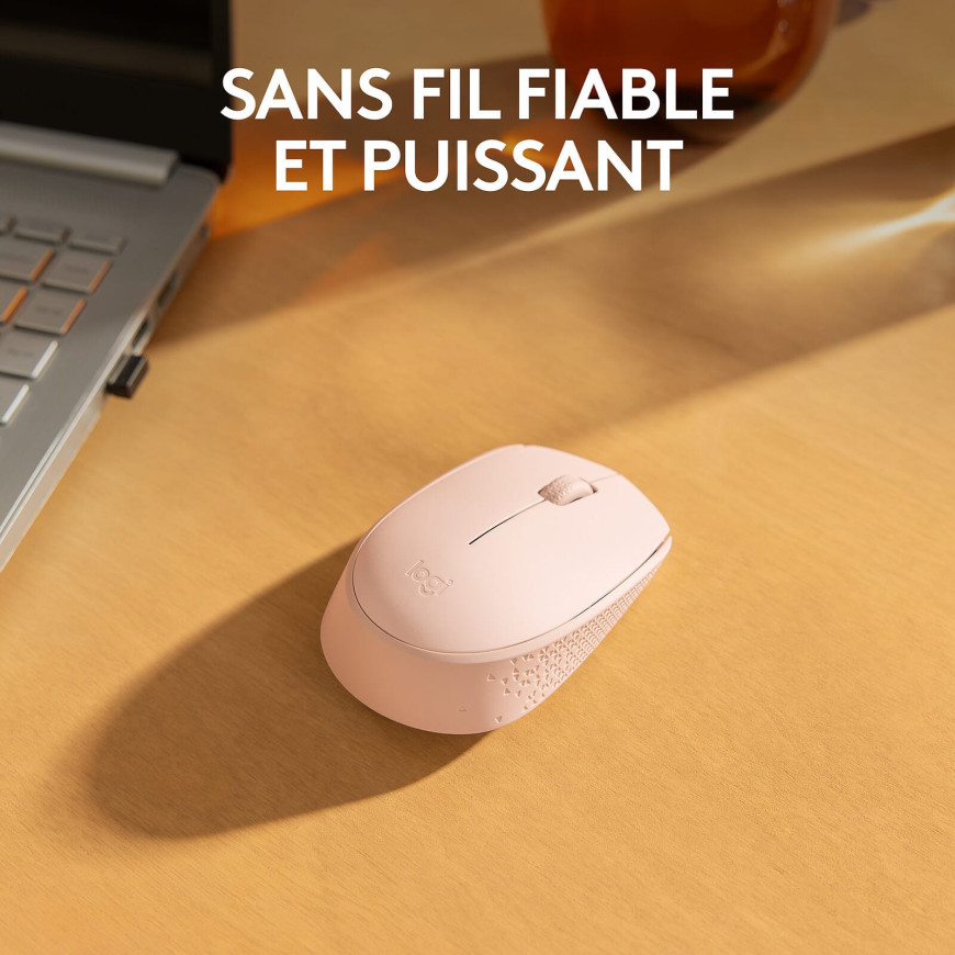 LOGITECH Mouse M171 (Wireless Mouse - ROSE) (910-006865)