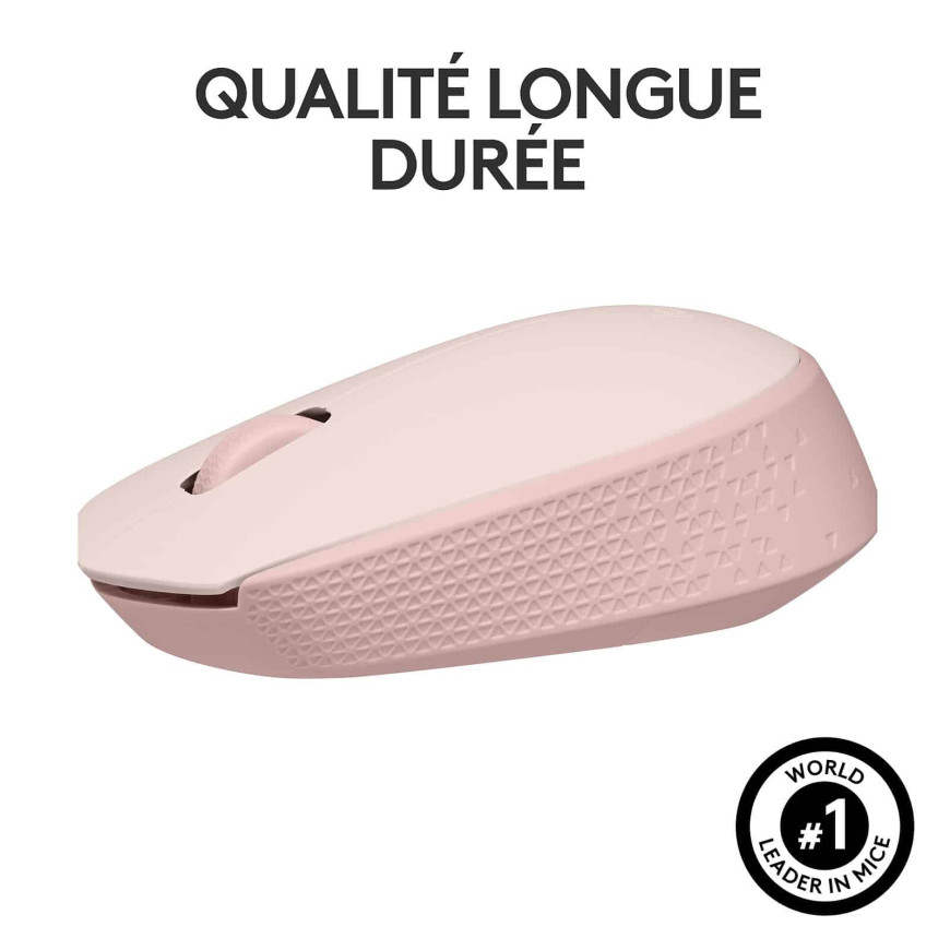 LOGITECH Mouse M171 (Wireless Mouse - ROSE) (910-006865)