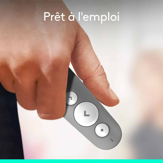 Logitech Laser Pointer R500S Gris (910-006520)