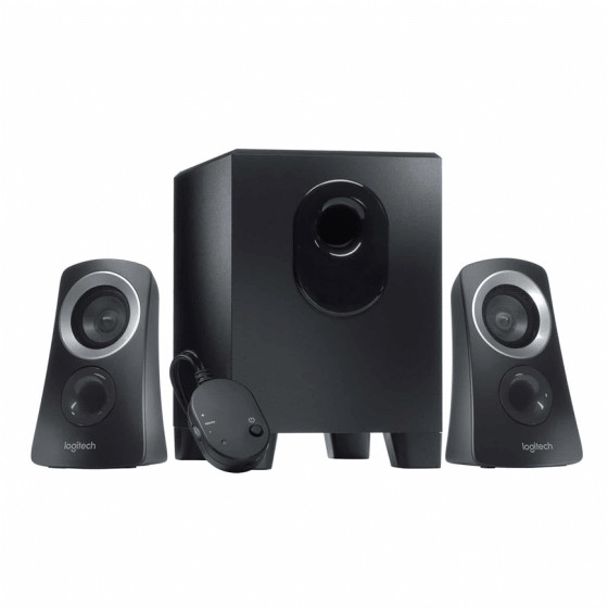 LOGITECH Z313 Speaker System 2.1 - Black - 3.5 MM (980-000413)