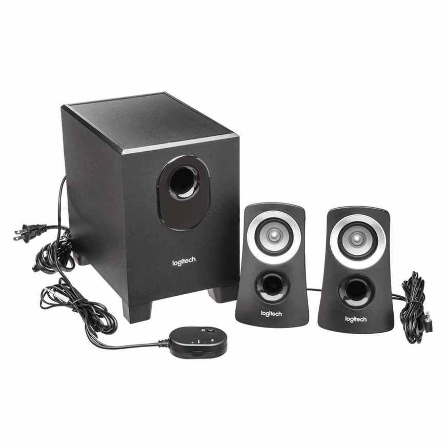 LOGITECH Z313 Speaker System 2.1 - Black - 3.5 MM (980-000413)