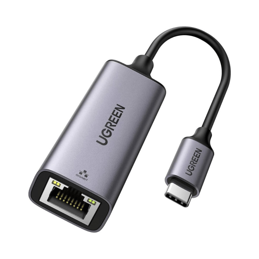 UGREEN Adap Aluminium USB-C to RJ45 GRIS (50737)