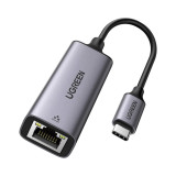 UGREEN Adap Aluminium USB-C to RJ45 GRIS (50737)