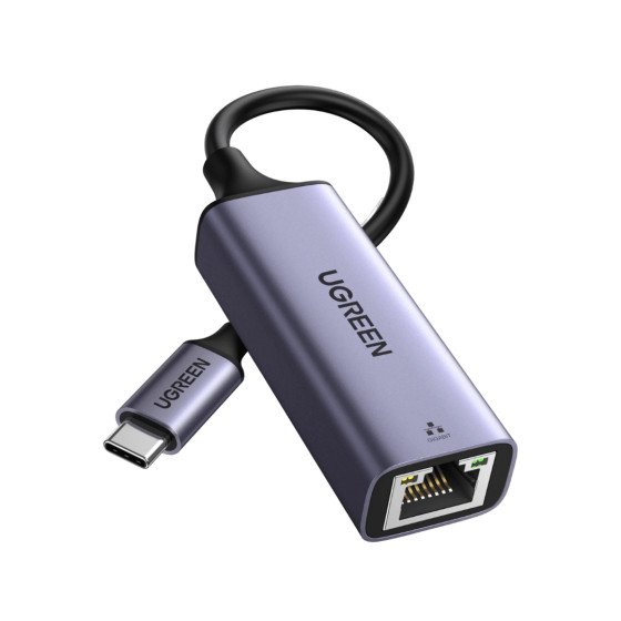 UGREEN Adap Aluminium USB-C to RJ45 GRIS (50737)