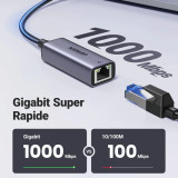 UGREEN Adap Aluminium USB-C to RJ45 GRIS (50737)