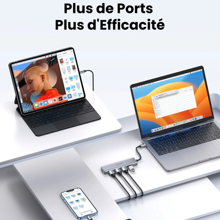 UGREEN HUB USB-C to 4 x USB 3.0 (70336)