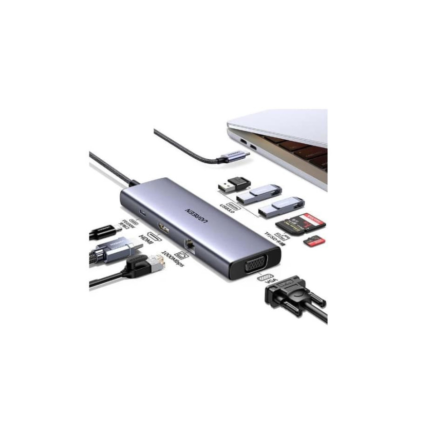 UGREEN Station d'accueil USB-C 9 en 1 (15600)