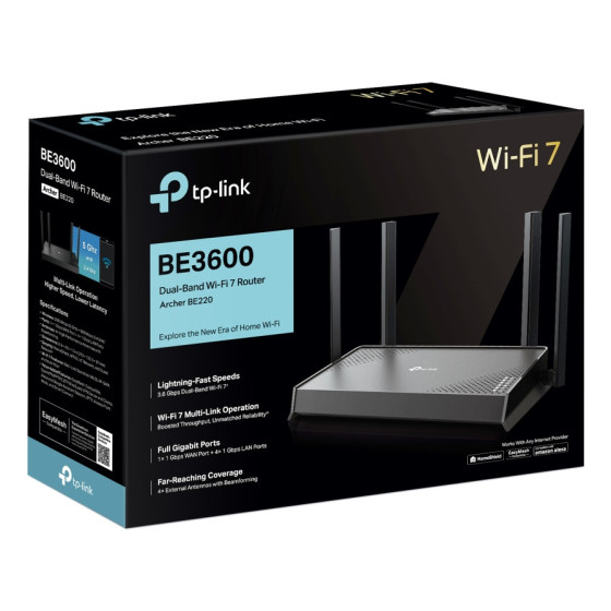 Routeur TP-LINK WiFi 7 BE3600 bi-bande (Archer BE220)