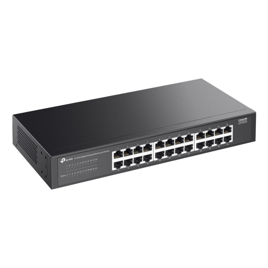 Switch TP-LINK Gigabit 24 ports 10/100/1000 Mbps Desktop/Rackmount (LS1024G)